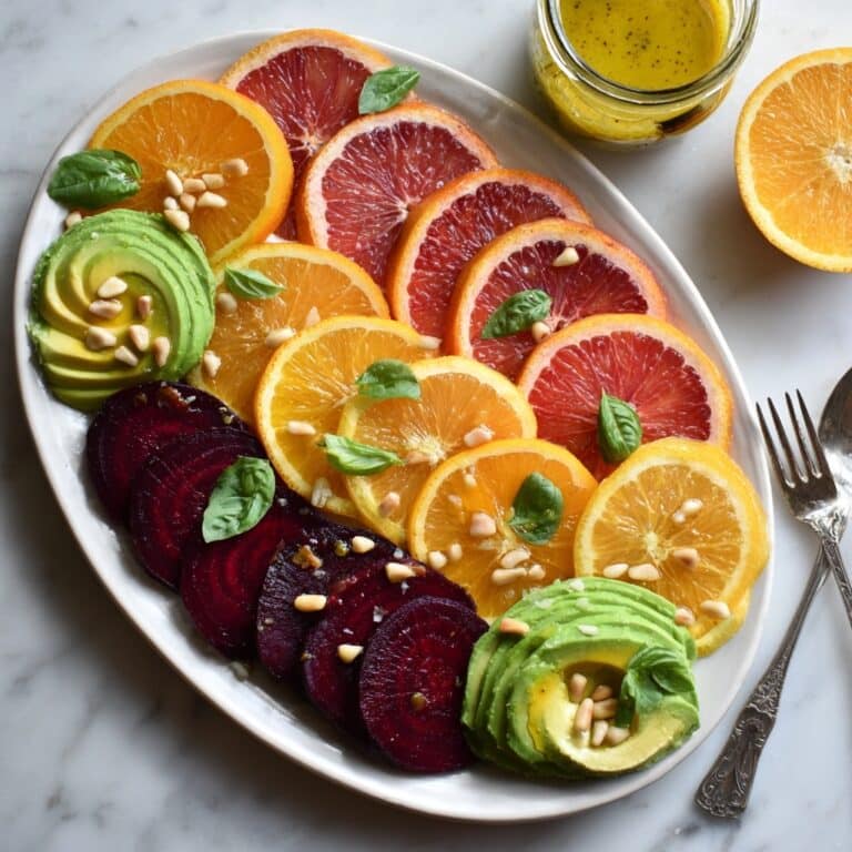 Citrus Salad with Avocado, Beets, and Basil Recipe