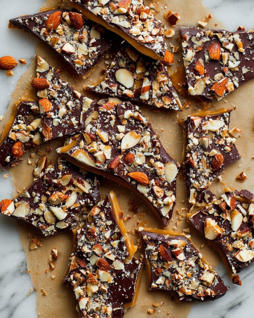 Toffee with Nuts and Chocolate Recipe