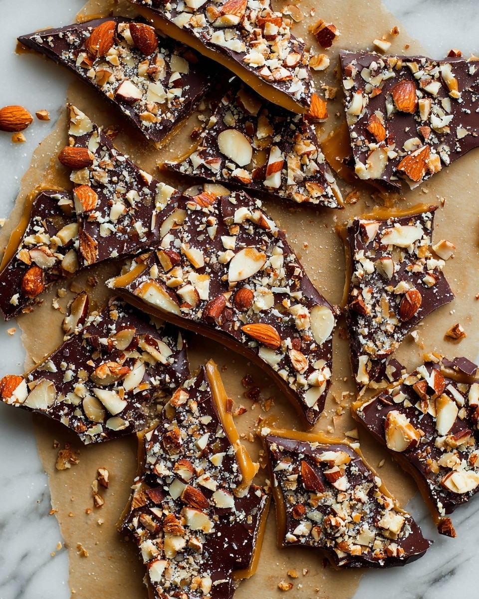Toffee with Nuts and Chocolate Recipe