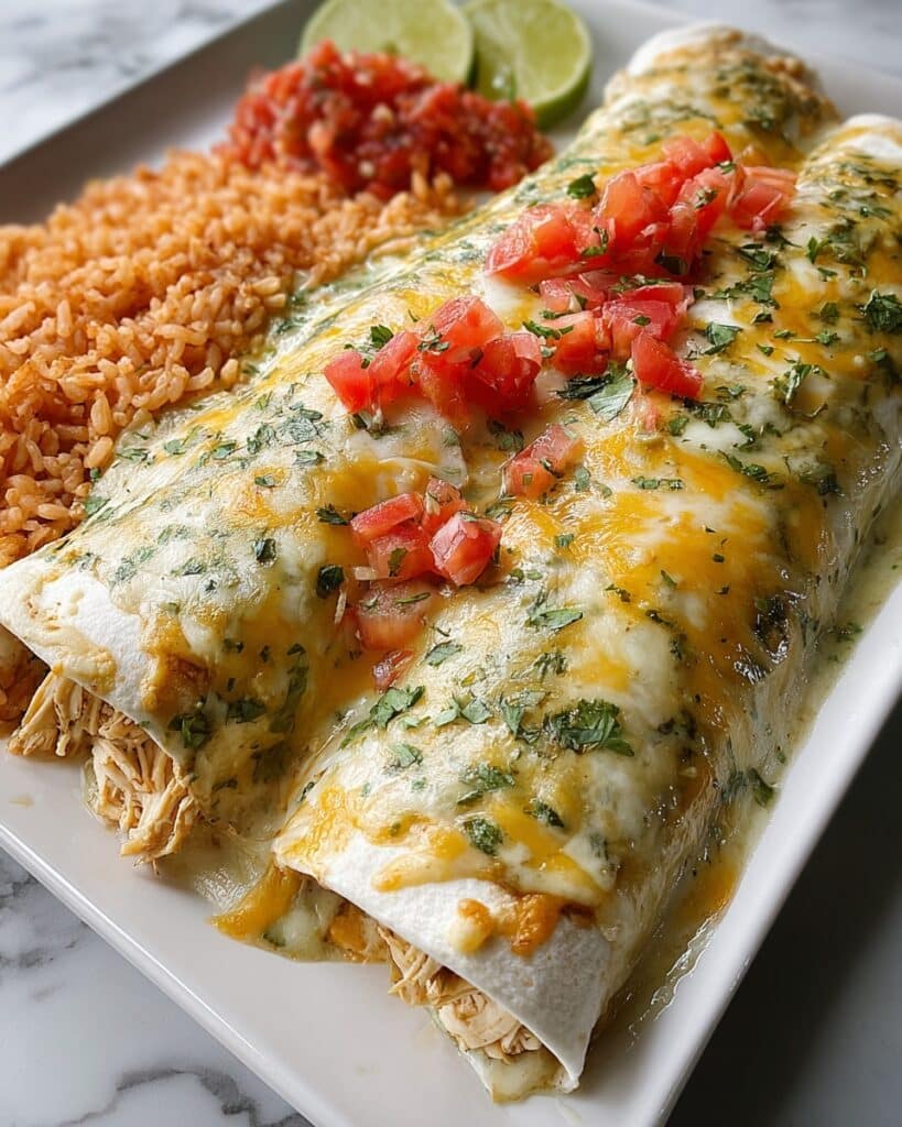Queso Chicken Enchiladas Recipe