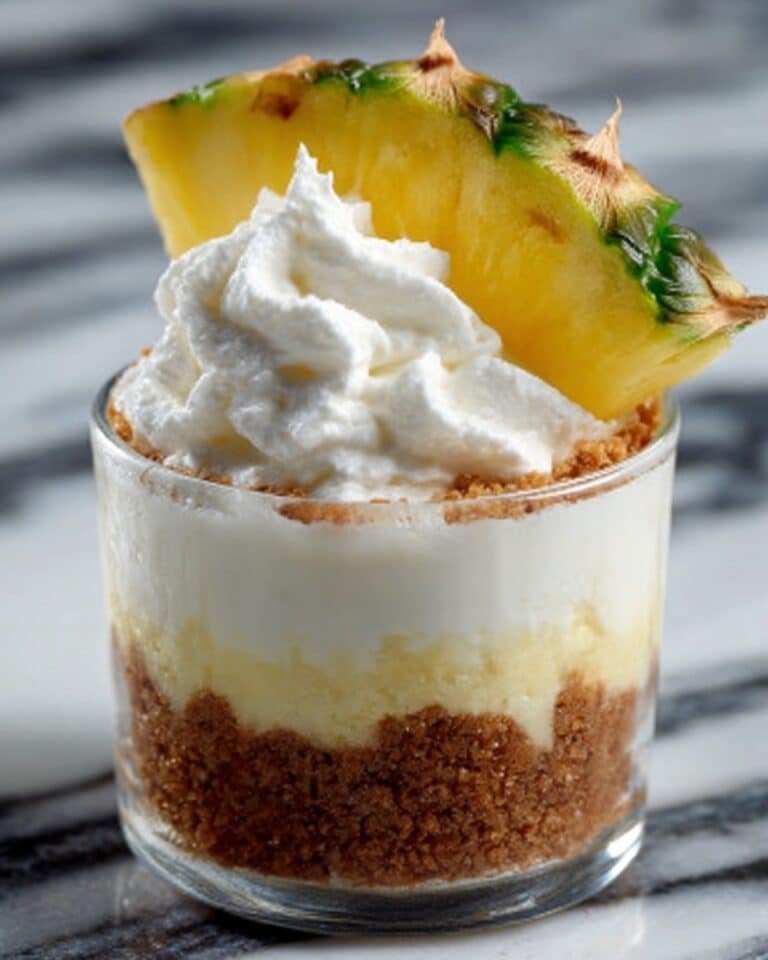Pineapple Coconut Cheesecake Jars Recipe