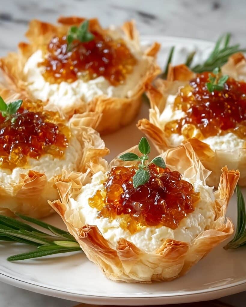 Quick Pepper Jelly Cream Cheese Appetizer Dip and Bites Recipe