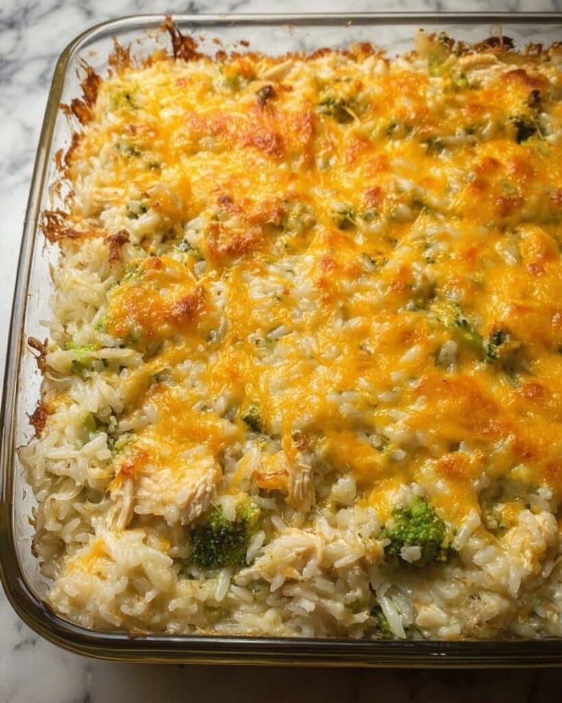 Broccoli, Rice, Cheese, and Chicken Casserole Recipe