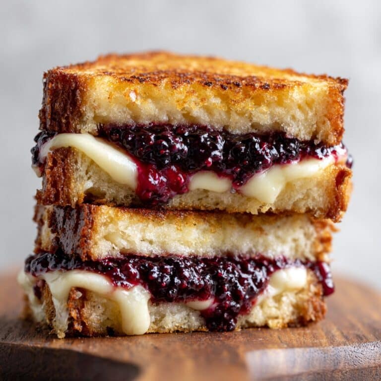 Brie and Blackberry Jam Grilled Cheese Recipe