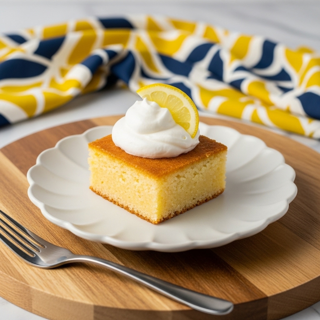 2 Ingredient Lemon Angel Food Cake Recipe