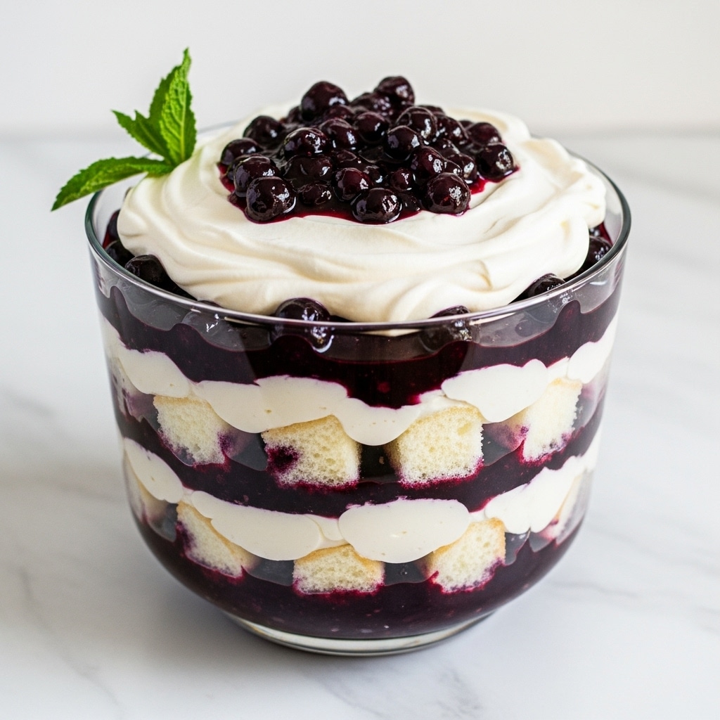 Easy Blueberry Cheesecake Trifle Recipe