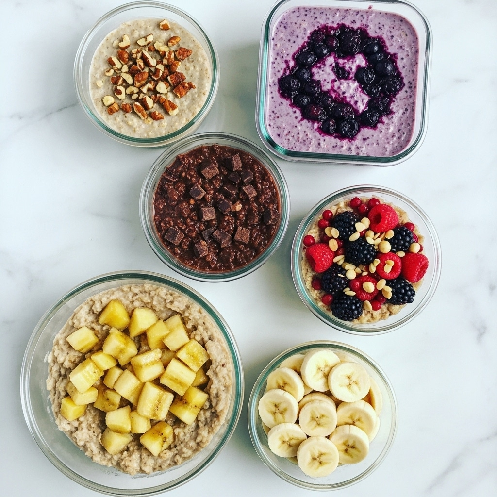 Instant Pot Steel Cut Oats with Fruit and Nut Toppings Recipe