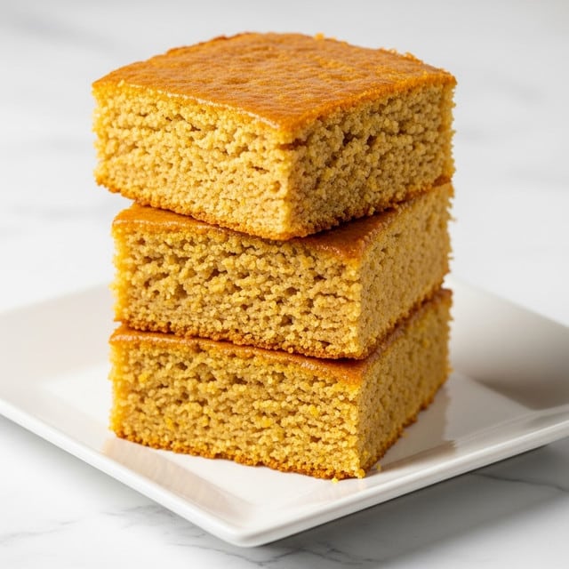 Sweet Potato Cornbread with Honey Brown Sugar Glaze Recipe