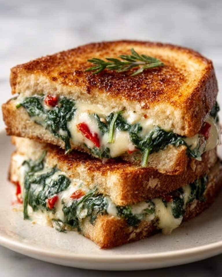 Sun-Dried Tomato, Spinach, and Ricotta Grilled Cheese Recipe