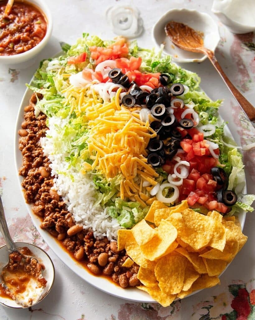 Texas Taco Dip Platter Recipe