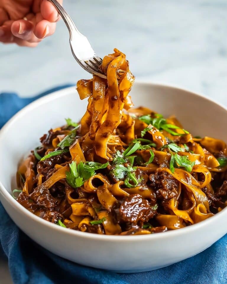 Slow Cooker Korean Beef Noodles Recipe