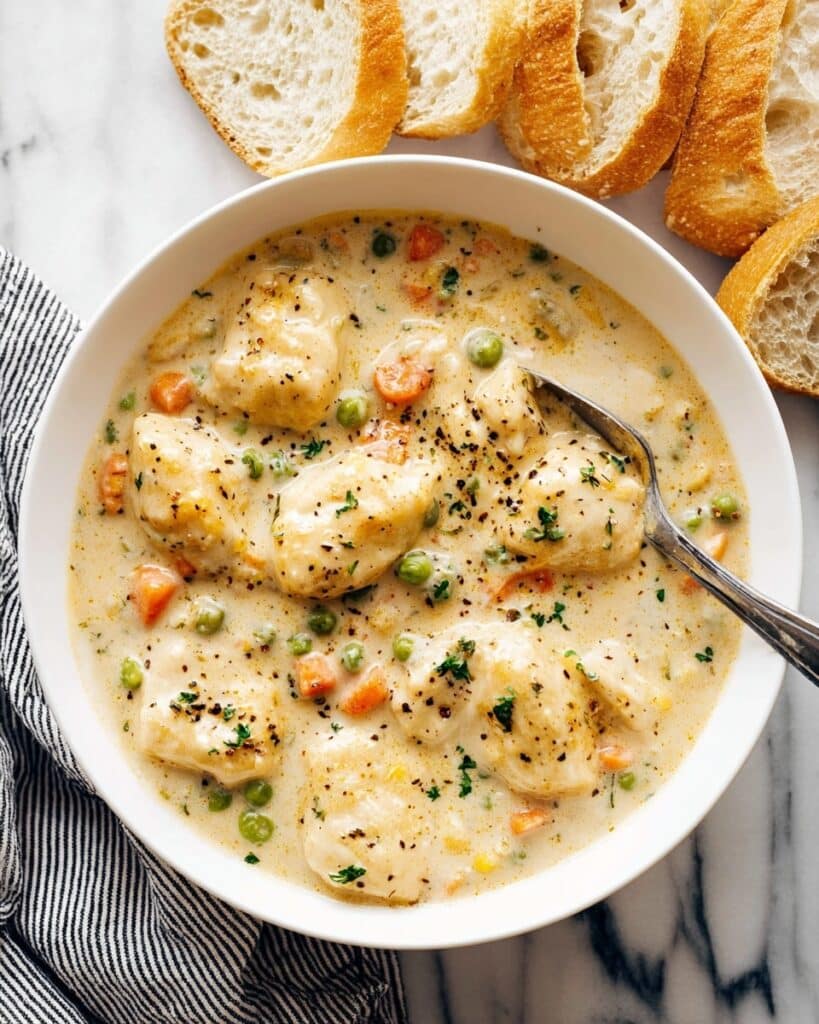 Dumpling Soup with Refrigerated Biscuit Dough Recipe