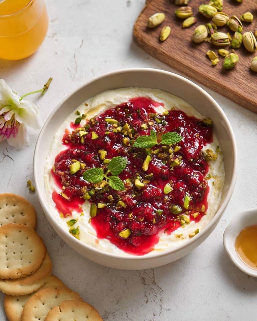 Easy Whipped Feta Dip with Cranberries Recipe