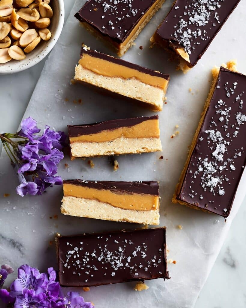 Homemade Peanut Butter Snickers Bars Recipe