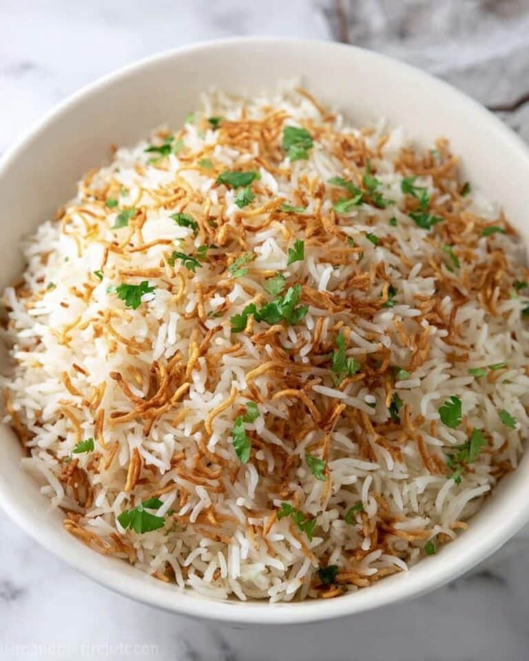 Lebanese Rice with Vermicelli Recipe