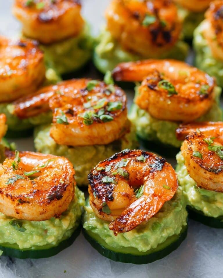 Cajun Shrimp and Avocado Cucumber Bites Recipe