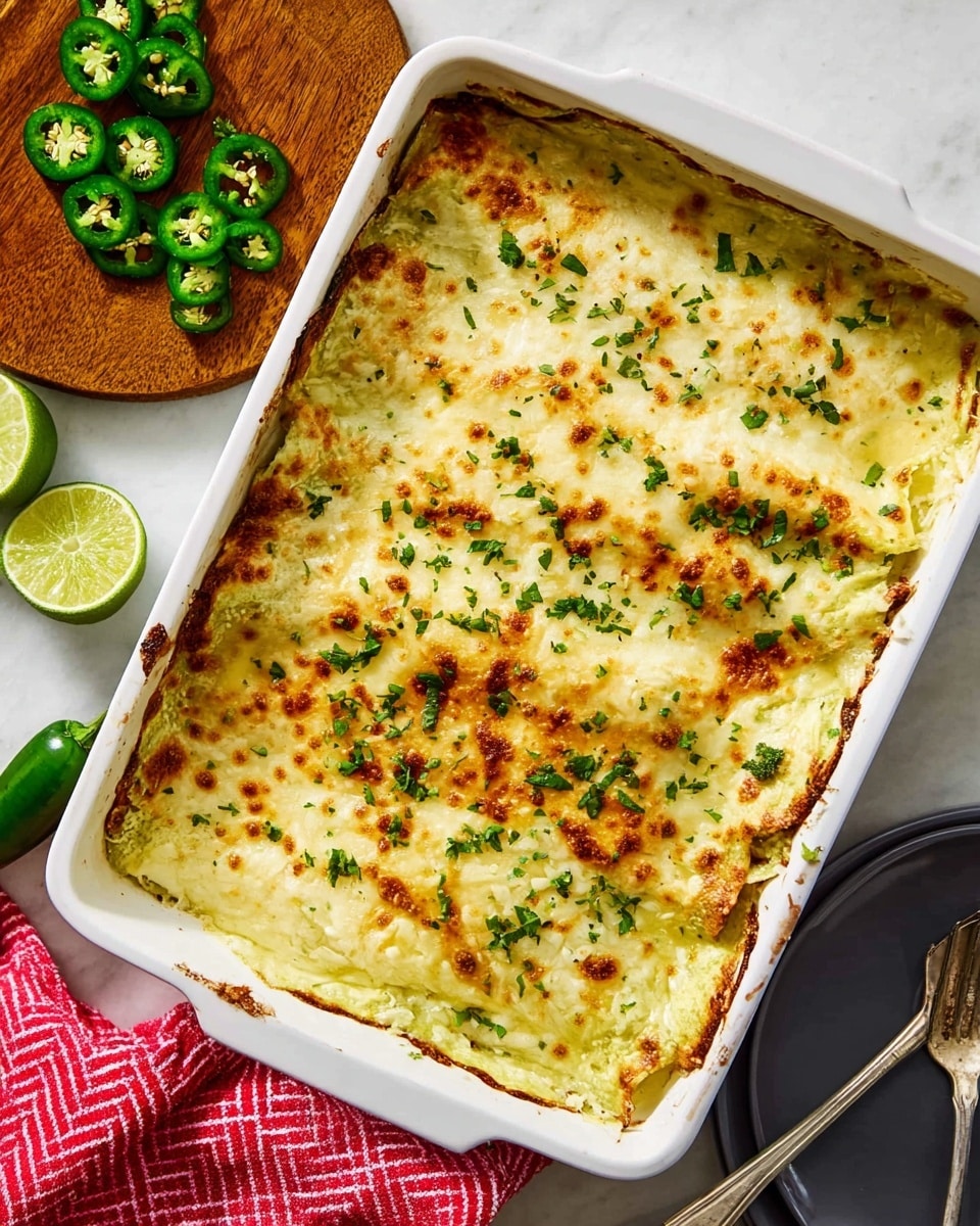 Creamy Chicken Enchilada Casserole Recipe