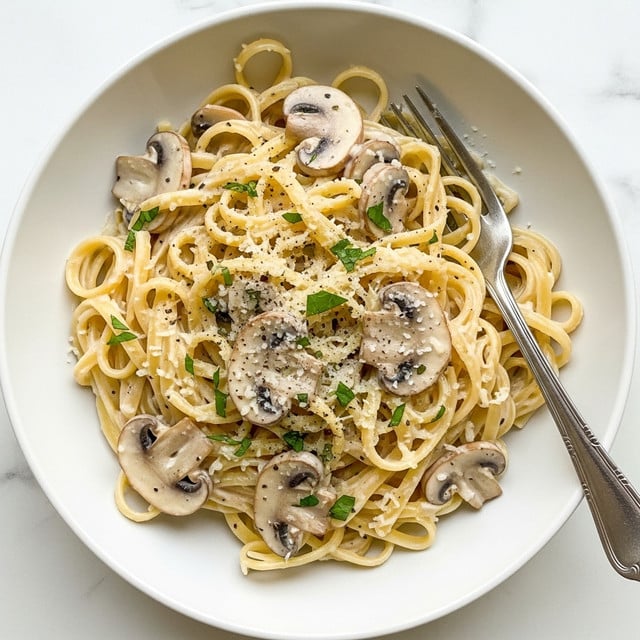 Creamy Mushroom Pasta Recipe