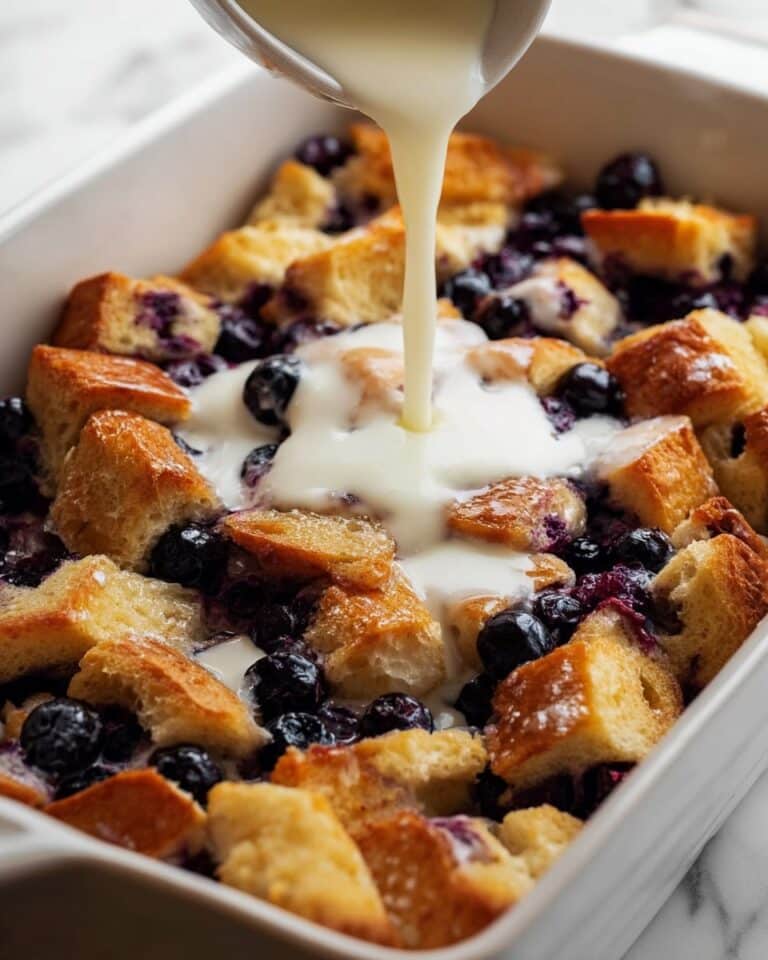 Blueberry Cinnamon Roll Casserole Recipe