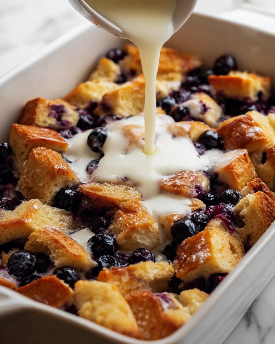 Blueberry Cinnamon Roll Casserole Recipe