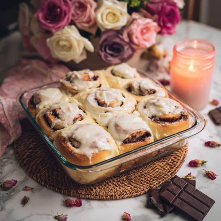 Fluffy Cinnamon Rolls with Cinnamon-Sugar Filling and Creamy Glaze Recipe