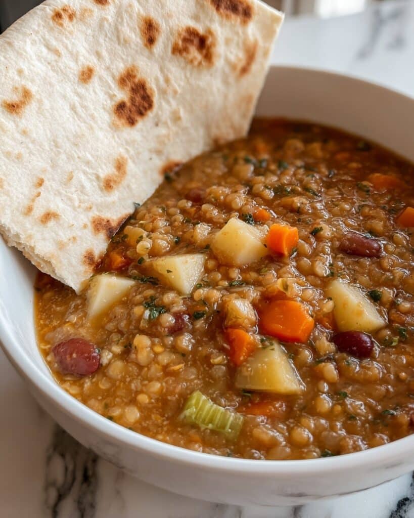 Sopa de Frijoles con Papas y Chile Verde Recipe