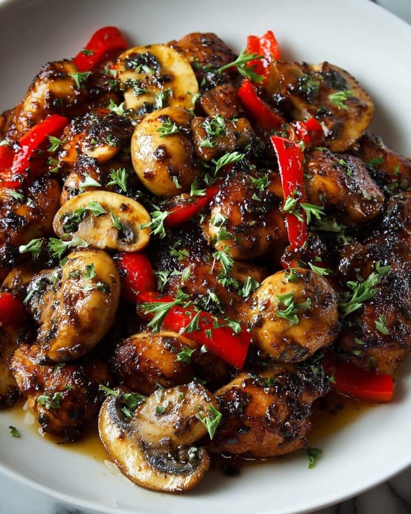 Black Pepper Chicken with Mushrooms: A Must-Try Dish Recipe