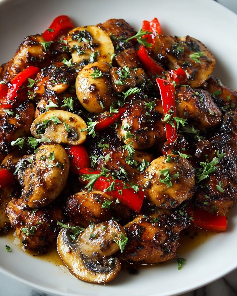 Black Pepper Chicken with Mushrooms: A Must-Try Dish Recipe