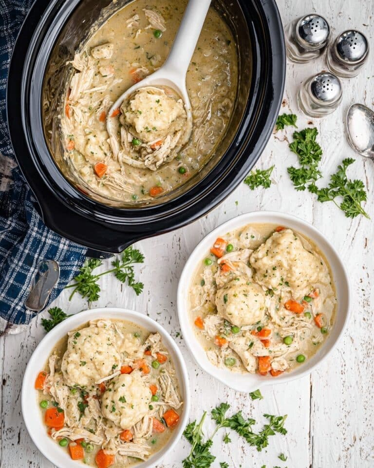 Crockpot Chicken and Dumplings Recipe