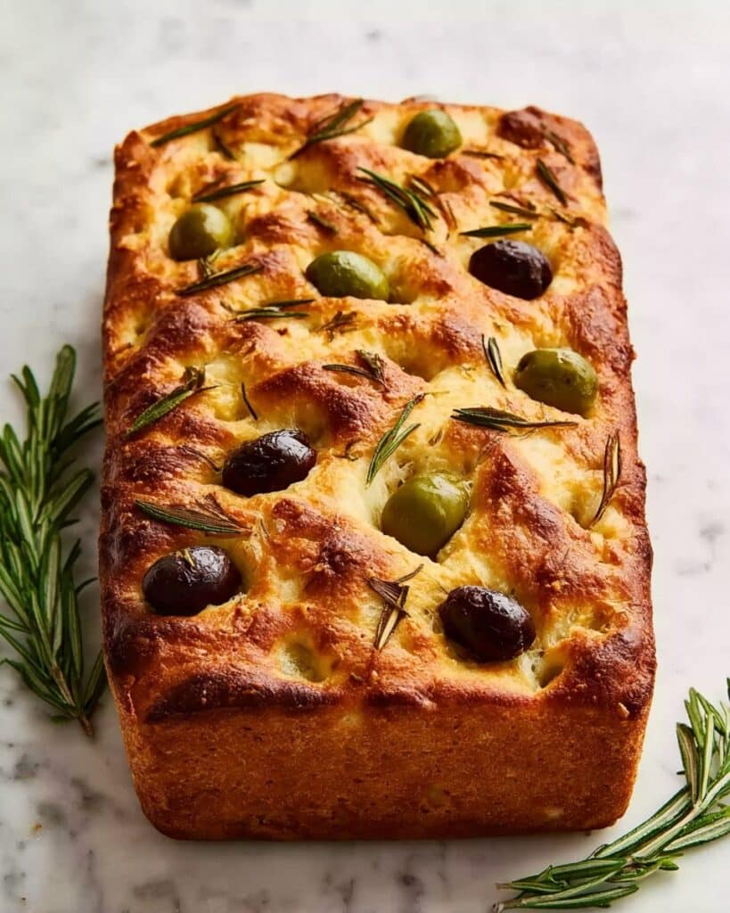 Keto Olive and Rosemary Bread Recipe