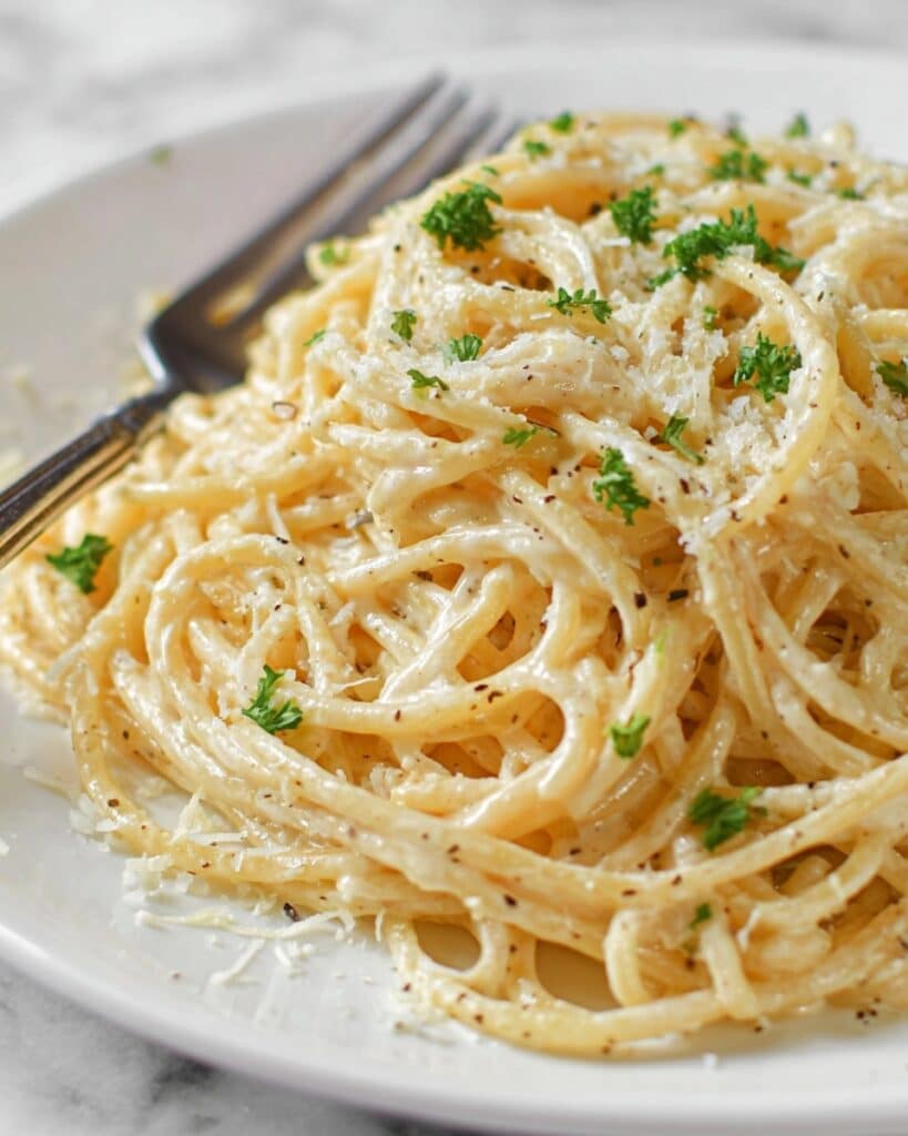 Garlic Parmesan Pasta Recipe