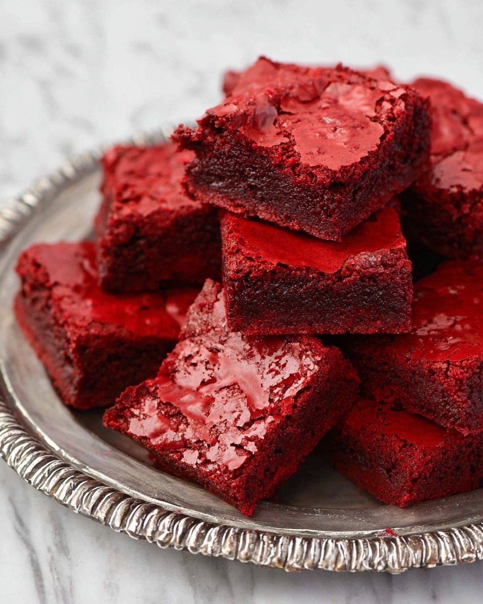 Best Homemade Red Velvet Brownies Recipe