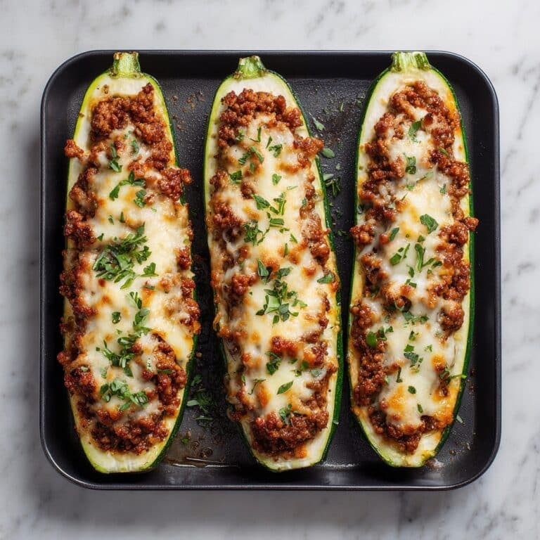 Easy Ground Beef Zucchini Boats (Healthy and Delicious) Recipe